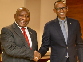President Ramaphosa and President Kagame.