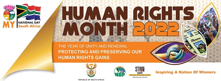 Human Rights Month banner.