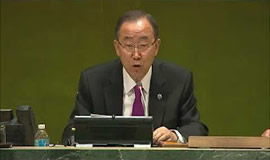 UN Secretary General Ban Ki-moon has welcomed the adoption of the declaration on refugees