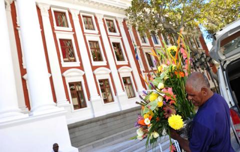 Preparations for the State of the Nation Address at Parliament in Cape Town. Source: GCIS.
