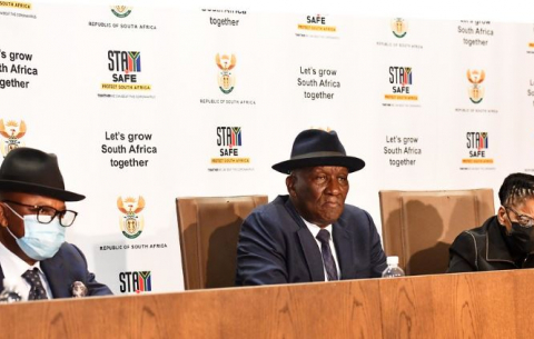 Ministers Bheki Cele and Thandi Modise brief on measures being taken in the aftermath of the floods.