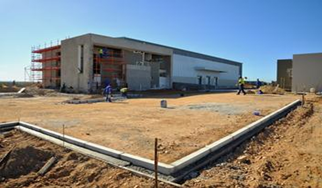 The Famous Brands cold storage unit in Zone 1 of the Coega Industrial Development Zone is almost complete with the company scheduled to take occupation of the building next week. Source: Coega Development Corporation
