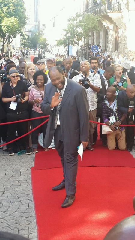 Statistician-General Pali Lehohla on the red carpet ahead of SONA. Source: SAnews