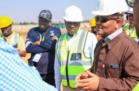 Minister Mchunu conducted oversight inspections of bulk water projects currently underway in Moretele Local Municipality, North West. 