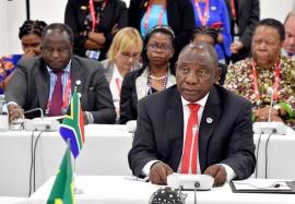 President Ramaphosa, accompanied by Ministers in his Cabinet, attend the G20 Summit in New Delhi. 