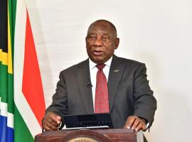 President Ramaphosa at the second Sout.h African Green Hydrogen Summit