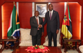 President Ramaphosa and President Chapo.