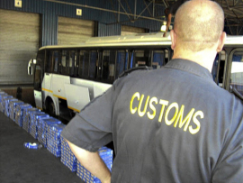 Customs official. File image.