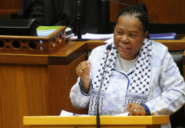 Minister of International Relations and Cooperation, Dr Naledi Pandor.