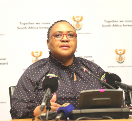 Minister Thoko Didiza.