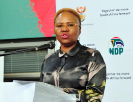 Minister Lindiwe Zulu.