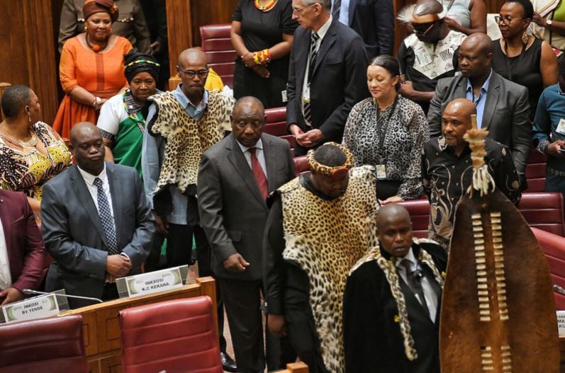 President Cyril Ramaphosa opens National House of Traditional and Khoi-San Leaders.