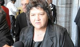 Public Enterprises Minister Lynne Brown.