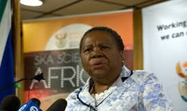 Science and Technology Minister Naledi Pandor