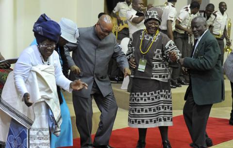 President Zuma hosted a party for older persons from all nine provinces to highlight the rights older persons. Source: GCIS