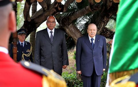 President Jacob Zuma and Algerian President Abdelaziz Bouteflika. Source: GCIS