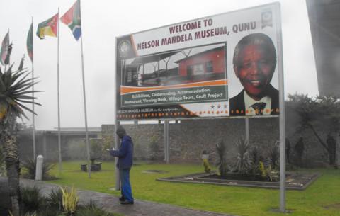 A sign board welcoming visitors to the Nelson Mandela Museum in Qunu. Source: SAnews
