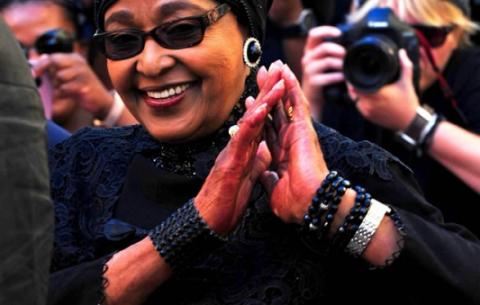 Winnie Madikizela Mandela arriving in Parliament for the State of the Nation Address. Source: GCIS