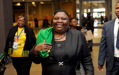 Eastern Cape Premier Noxolo Kiviet arriving at FNB stadium for Madiba memorial. Source: GCIS