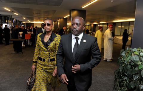 DRC President Joseph Kabila Kabange at Madiba memorial. Source: GCIS