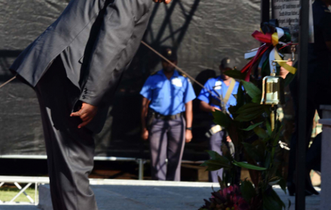 President and SANDF Commander-in-Chief Cyril Ramaphosa attends Armed Forces Day in Kimberley. GCIS