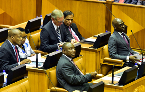 Finance Minister Malusi Gigaba delivering his 2018 Budget Speech