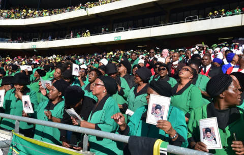 The funeral of Mama Winnie Madikizela-Mandela is underway at Orlando Stadium. GCIS