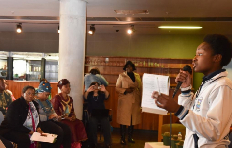 Speakers at the Inter-generational Dialogues.