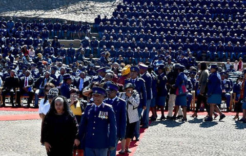 The annual SAPS Memorial is held at the Union Buildings to remember officers slain in the line of duty.