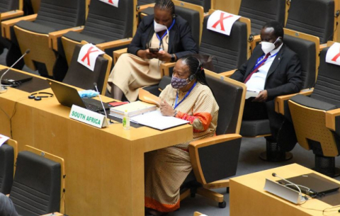 Minister Naledi Pandor participates in 40th Ordinary Session of the AU Executive Council.