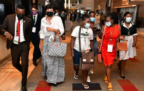 Forestry, Fisheries and Environment Minister, Barbara Creecy, at the 9th People and Parks Conference.