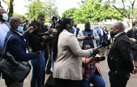 KZN Premier Sihle Zikalala briefs media on latest development as the provincial government manages the floods aftermath.