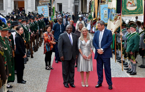 President Ramaphosa arrives in Munich for the G7 Leaders’ Summit.