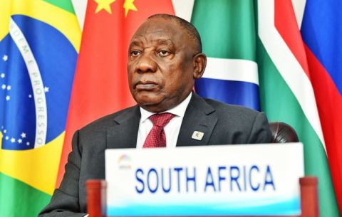 President Cyril Ramaphosa attends the virtual 14th BRICS Summit.
