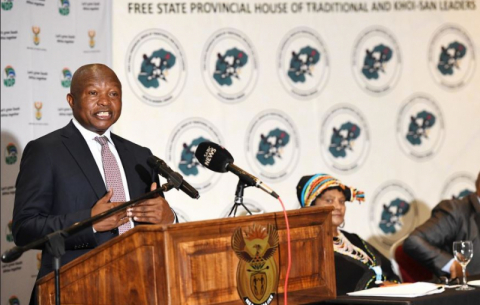 Deputy President David Mabuza engages traditional leadership in the Free State