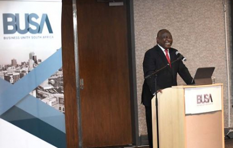 President Cyril Ramaphosa addresses Business Unity South Africa (BUSA) 2022 Annual General Meeting.