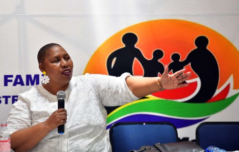 Deputy Minister Hendrietta Bogopane-Zulu leads People with Disabilities Policy-In-Action event in Bloemfontein.