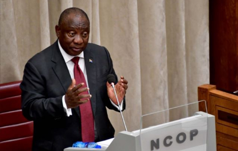 President Cyril Ramaphosa updates NCOP on Social Relief Grant and impact of load shedding on service delivery.