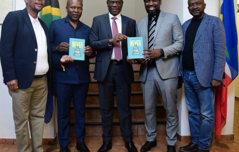 Deputy President Paul Mashatile attends the launch of a book titled, 'Never too young to lead'.