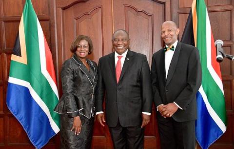 President Cyril Ramaphosa receives Letters of Credence from Heads of Mission-Designate.