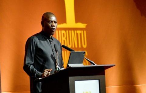 Deputy President Paul Mashatile at the 8th Annual Ubuntu Awards at the Cape Town International Convention Centre.