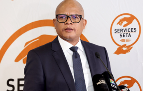 The Administrator of the Services Sector Education and Training Authority, Lehlogonolo Masoga, briefs on important announcement on developments related to whistleblowers on governance issues.