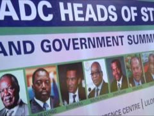 President Jacob Zuma arrives in Malawi to attend the 33rd Ordinary SADC Summit