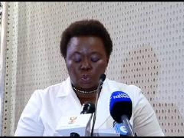 Acting Cabinet Spokesperson Phumla Williams briefs media on cabinet meeting 