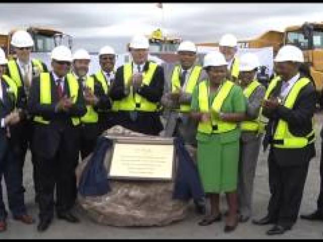 President Jacob Zuma launches construction phase of De Beers Venetia Underground Diamond Mine 