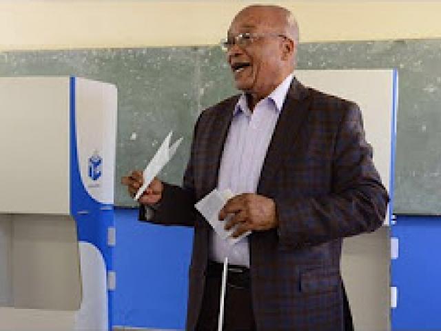 President Zuma casts his vote
