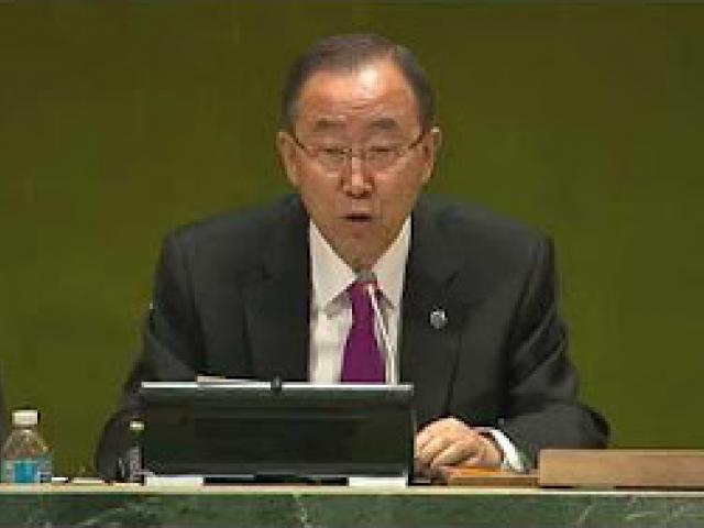 Opening plenary of high-level meeting of the UN General Assembly