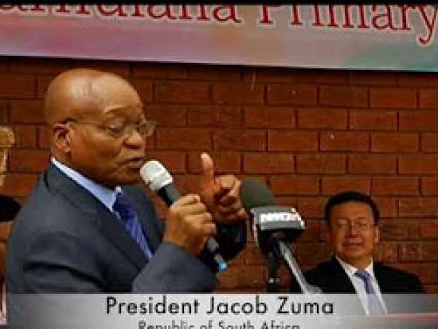 President Zuma revisits Marhulana Primary