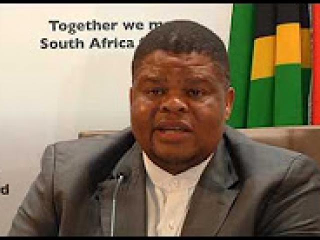 State Security Minister David Mahlobo speaks on so-called intelligence report