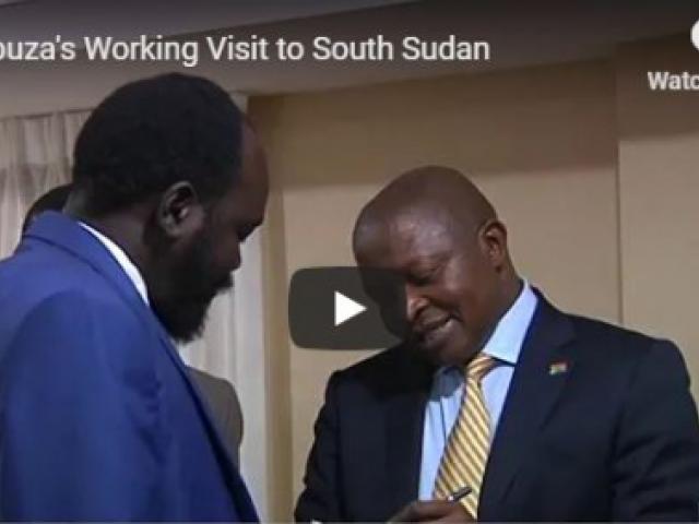 Deputy President's working visit to Sudan.